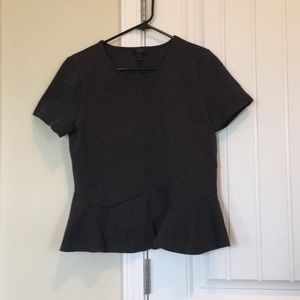 J.Crew Gray Dressy Top